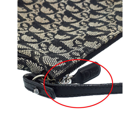 Christian Dior Trotter Pattern Saddle Pouch Semi-Shoulder Bag - Picture 8 of 9